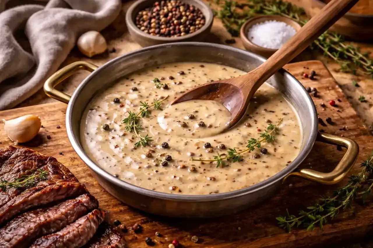 Recette Sauce aux Poivres Maison - Crémeuse & Pleine de Peps