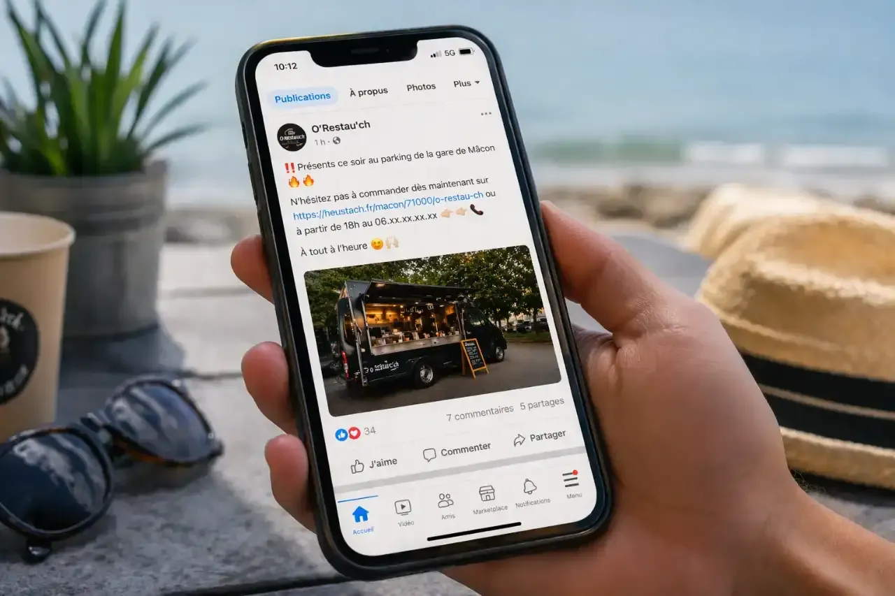 Food truck : laissez commander avant le début du service