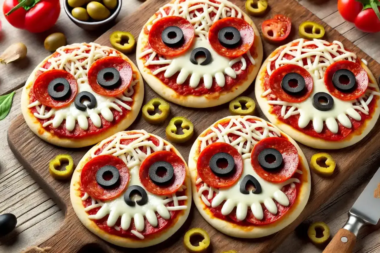 Pour Halloween : la pizza qui fait trop peur !!!