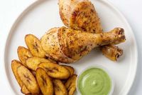 Poulet - Frites de plantains (Alloco) - Z.COOK