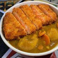 Curry Don au Saumon katsu
