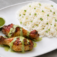 Poulet - Riz assaisonné
