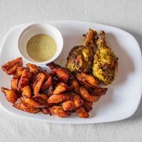 Poulet - Frites de plantains (Alloco)