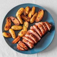 Canard façon magret - Pomme de terre grenaille 