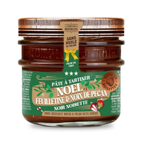 Pâtes À Tartiner Noir De Noël Feuilletine & Noix De Pécan 250g