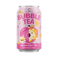 Canette Bubble Tea Pêche