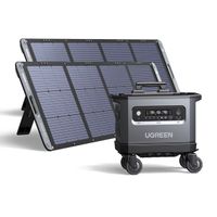 Station électrique UGREEN Portable 2200 W + 2 panneaux 200W