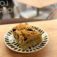 Focaccia Pistache - Cerise