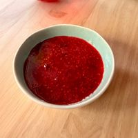 Panna Cotta -Framboise & menthe
