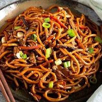 Nouilles sautées légumes (végé)