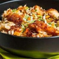 🌶️ 🌶️ Pad prik poulet + Riz Thaï au jasmin (plat pimenté)