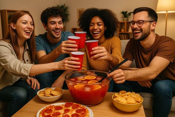 Recette punch étudiant 🎓 facile pour 30 personnes : simple & pas cher