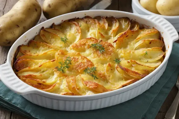 Gratin dauphinois au air fryer : la recette facile et crémeuse