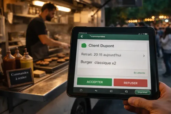Commande en ligne pour food truck : gagnez du temps sans stress