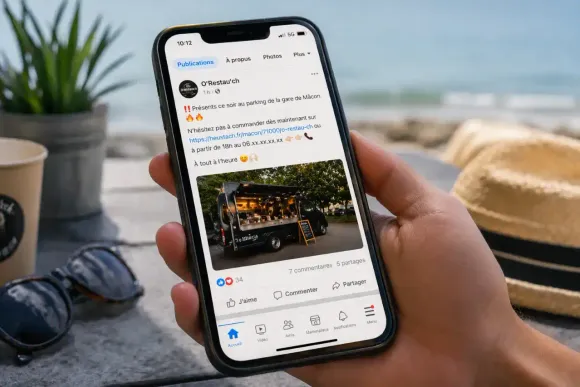 Food truck : laissez commander avant le début du service
