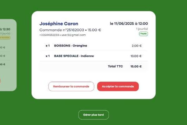 Gérez vos nouvelles commandes en un clic