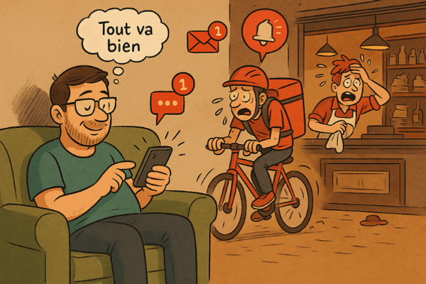 La réalité derrière une commande