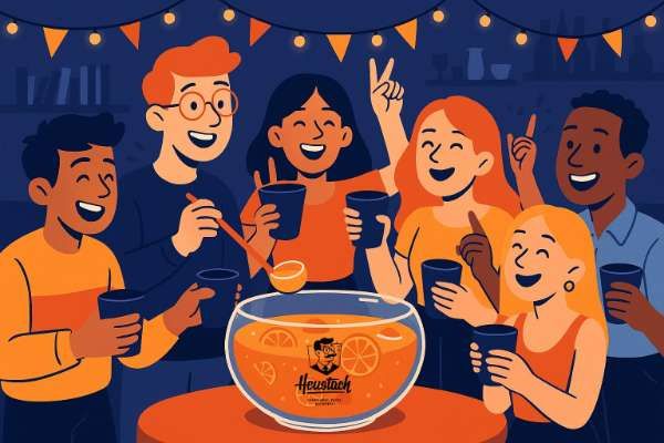 Fête entre étudiants avec un punch simple à réaliser