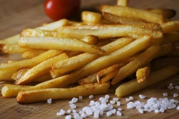 Frites salées