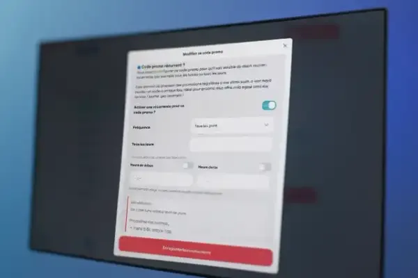 La récurrence des codes promos dans Heustach
