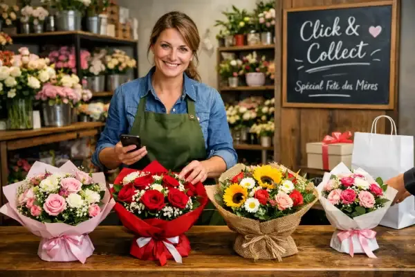 Le click and collect pour les fleuristes