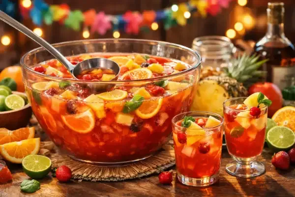 Un punch maison pour une belle soir&eacute;e