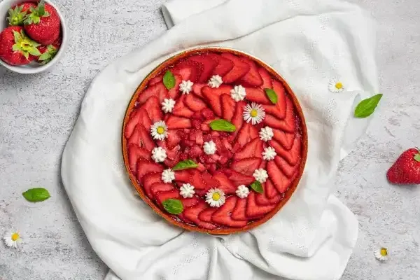 Tarte aux fraises